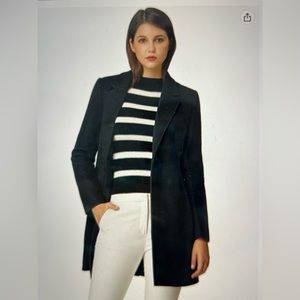 Allegra K women’s classic notched lapel long sleeve buttoned long coat